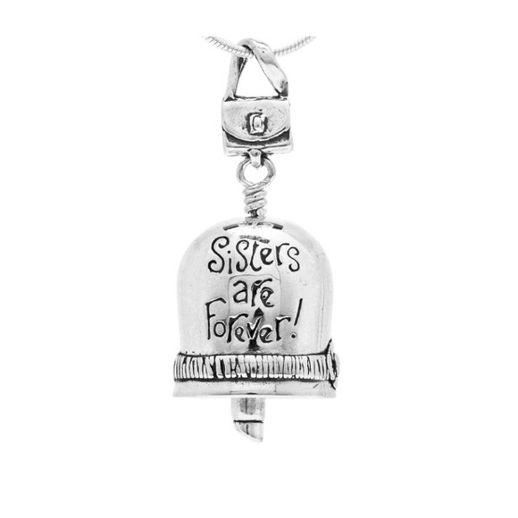 The Bell Collection Sterling Silver The Sister Bell Pendant on 925 Chain NIB - Picture 1 of 10